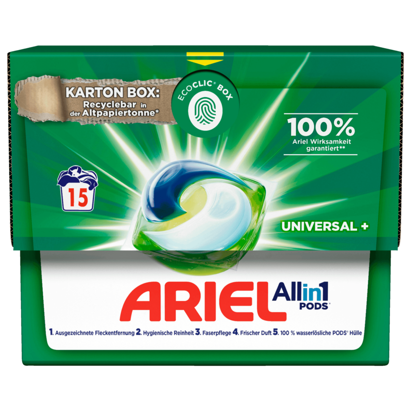 Ariel Universalwaschmittel All-in-1 Pods 409,5g 15WL